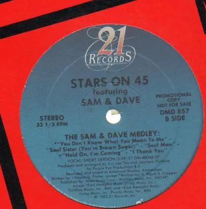 Stars On 45 - The Sam & Dave Medley