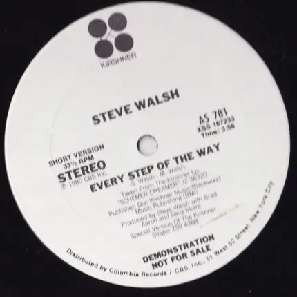 Steve Walsh - Every Step Of The Way