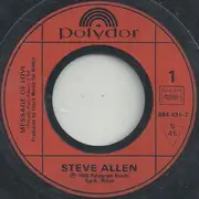 7inch Vinyl Single - Steve Allen - Message Of Love