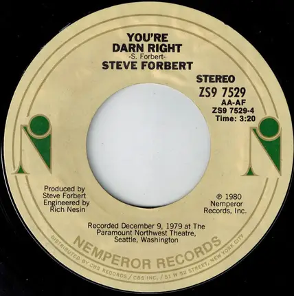 Steve Forbert - Say Goodbye To Little Jo