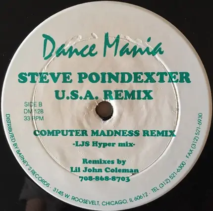 Steve Poindexter - U.S.A. Remix