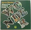 LP - Stevie Wonder - Where I'm Coming From - RARE With Punch out cover