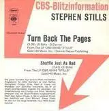 7inch Vinyl Single - Stephen Stills - Turn Back The Pages