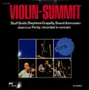 LP - Stuff Smith , Stéphane Grappelli , Svend Asmussen , Jean-Luc Ponty - Violin-Summit - White Label