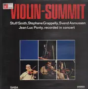 LP - Stuff Smith / Stéphane Grappelli / Svend Asmussen / Jean-Luc Ponty - Violin-Summit