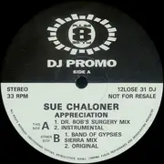 12'' - Sue Chaloner - Appreciation